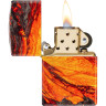 Zippo Lava Flow 48622 — зажигалка Tumbled Brass